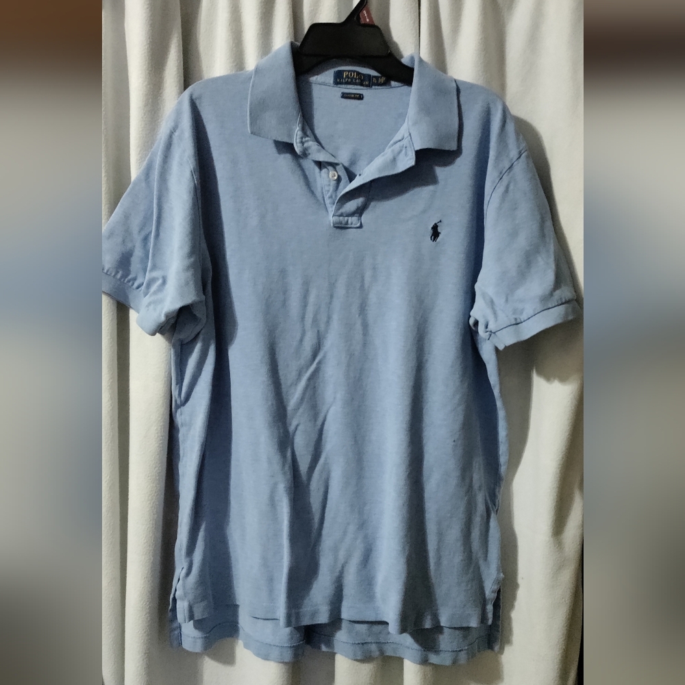 Polo Ralph Lauren Men's Light Blue Polo Shirt